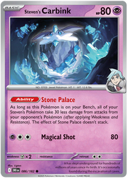 Steven's Carbink #086/182 Common | Scarlet & Violet – Destined Rivals