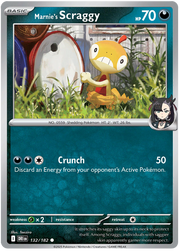 Marnie's Scraggy #132/182 Common | Scarlet & Violet – Destined Rivals