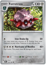 Forretress #140/182 Uncommon | Scarlet & Violet – Destined Rivals