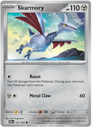 Skarmory #141/182 Common | Scarlet & Violet – Destined Rivals