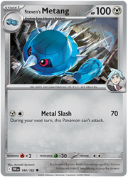 Steven's Metang #144/182 Uncommon | Scarlet & Violet – Destined Rivals