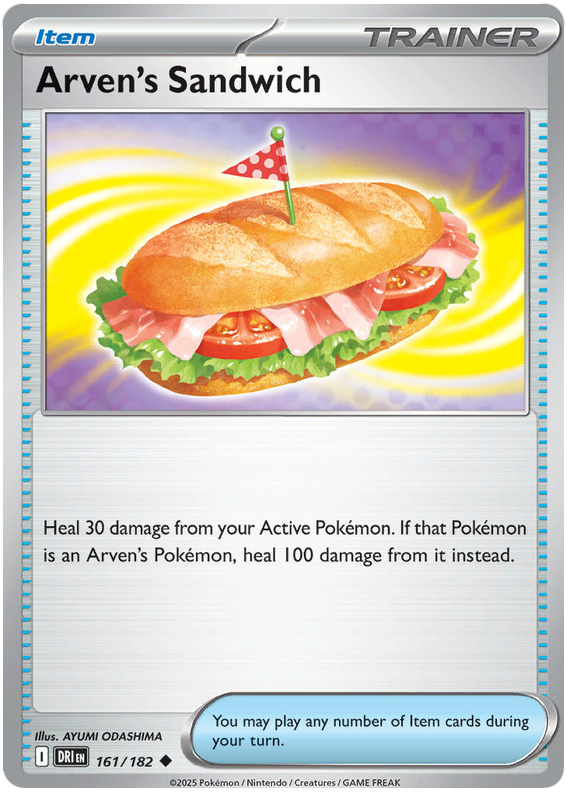 Arven's Sandwich #161/182 Uncommon | Scarlet & Violet – Destined Rivals