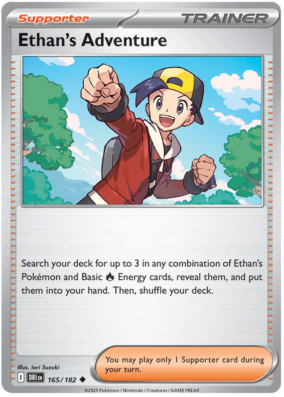 Ethan's Adventure #165/182 Uncommon | Scarlet & Violet – Destined Rivals