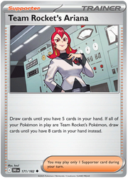 Team Rocket's Ariana #171/182 Uncommon | Scarlet & Violet – Destined Rivals