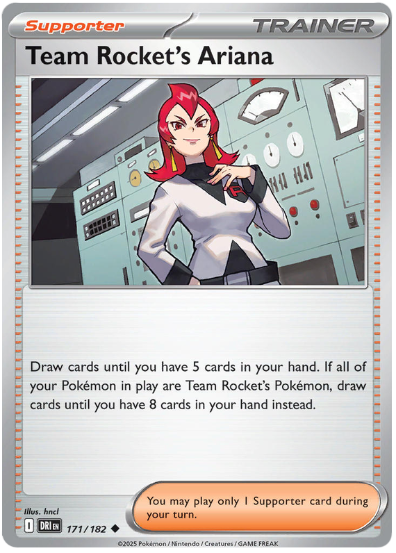 Team Rocket's Ariana #171/182 Uncommon | Scarlet & Violet – Destined Rivals