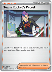 Team Rocket's Petrel #176/182 Uncommon | Scarlet & Violet – Destined Rivals