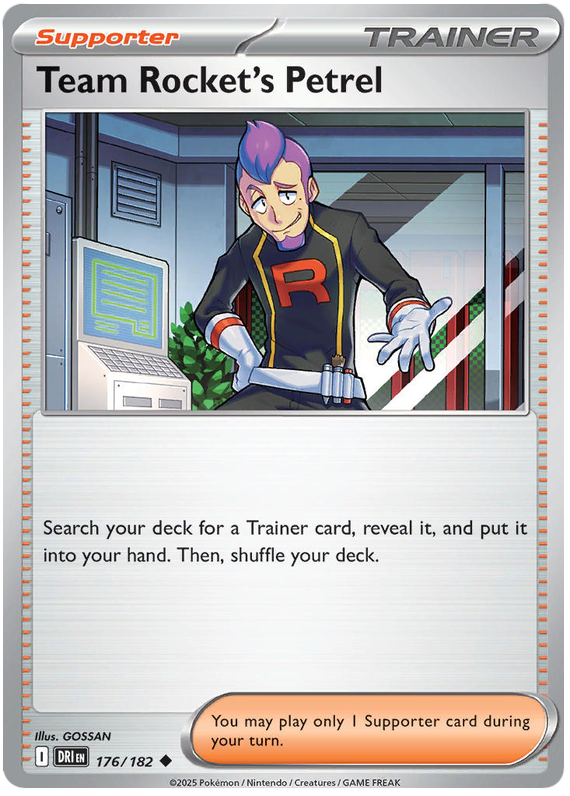 Team Rocket's Petrel #176/182 Uncommon | Scarlet & Violet – Destined Rivals