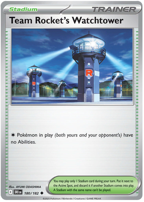 Team Rocket's Watchtower #180/182 Uncommon | Scarlet & Violet – Destined Rivals