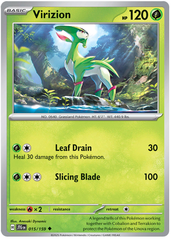 Virizion #015/159 Uncommon | Scarlet & Violet – Journey Together