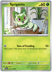 Sprigatito #016/159 Common | Scarlet & Violet – Journey Together