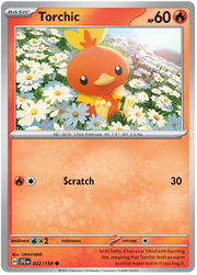 Torchic #022/159 Common | Scarlet & Violet – Journey Together