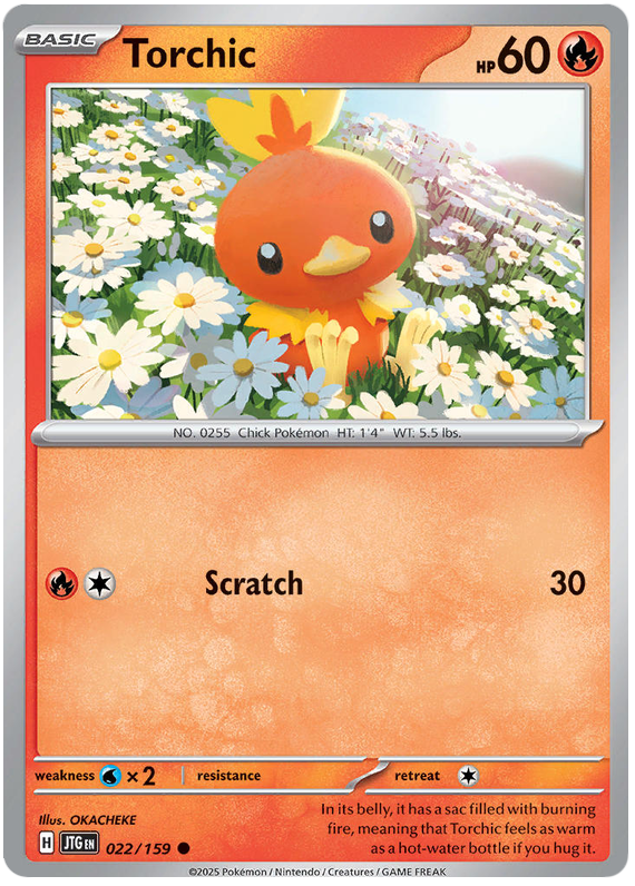 Torchic #022/159 Common | Scarlet & Violet – Journey Together