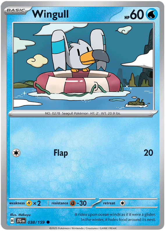 Wingull #038/159 Common | Scarlet & Violet – Journey Together