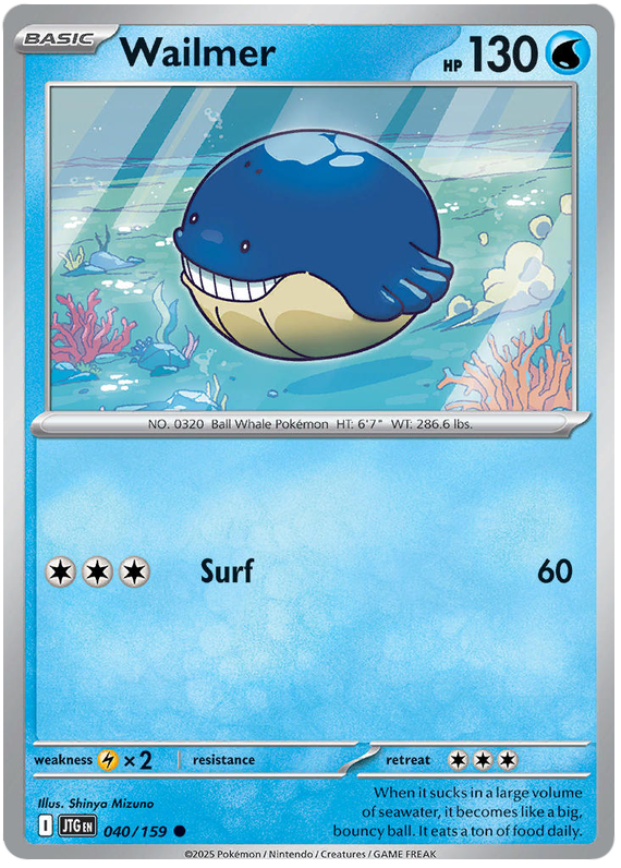 Wailmer #040/159 Common | Scarlet & Violet – Journey Together