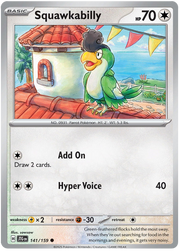Squawkabilly #141/159 Common | Scarlet & Violet – Journey Together