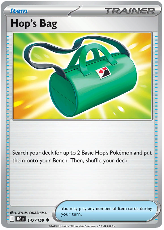 Hop's Bag #147/159 Reverse Holo | Scarlet & Violet – Journey Together