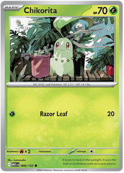 Chikorita #008/132 Common | Mega Evolution