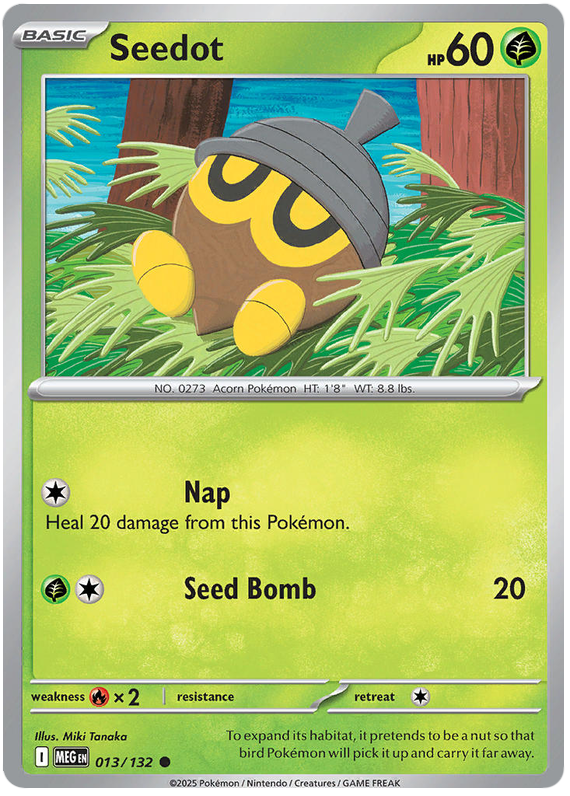 Seedot #013/132 Common | Mega Evolution