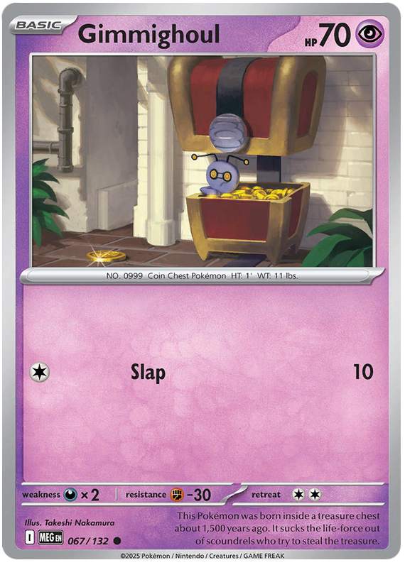 Gimmighoul #067/132 Common | Mega Evolution