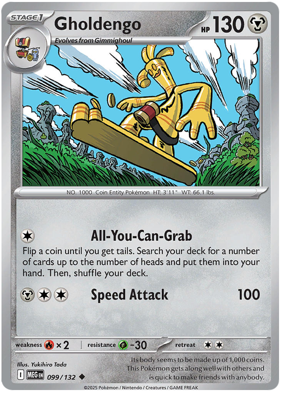 Gholdengo #099/132 Uncommon | Mega Evolution