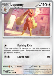 Lopunny #108/132 Reverse Holo | Mega Evolution