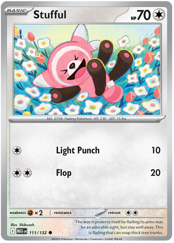 Stufful #111/132 Common | Mega Evolution