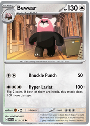 Bewear #112/132 Common | Mega Evolution