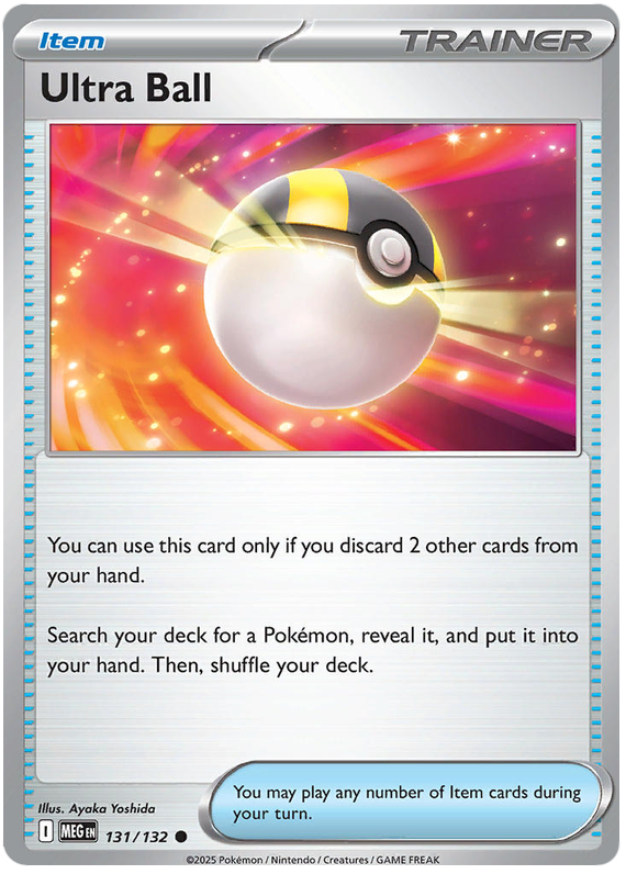 Ultra Ball #131/132 Common | Mega Evolution