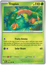 Tropius #001/084 Reverse Holo | Pitch Black