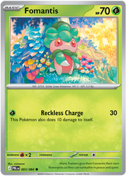 Fomantis #003/084 Reverse Holo | Pitch Black