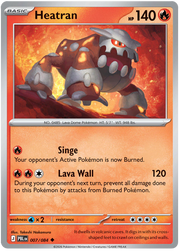 Heatran #007/084 Reverse Holo | Pitch Black