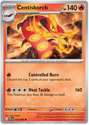 Centiskorch #010/084 Reverse Holo | Pitch Black