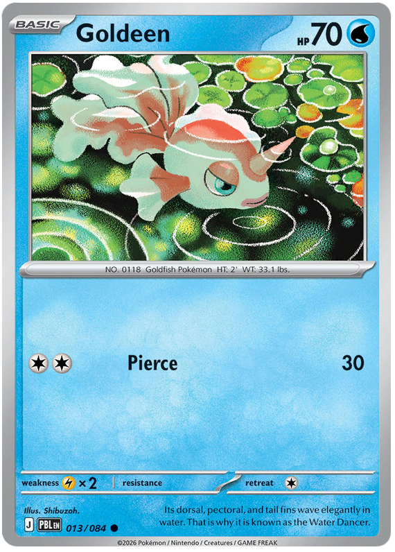 Goldeen #013/084 Common | Pitch Black