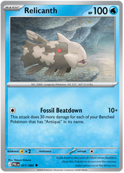 Relicanth #017/084 Uncommon | Pitch Black