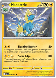 Manectric #024/084 Reverse Holo | Pitch Black