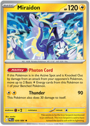Miraidon #028/084 Reverse Holo | Pitch Black