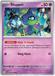 Shuppet #033/084 Reverse Holo | Pitch Black