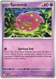 Spiritomb #035/084 Reverse Holo | Pitch Black