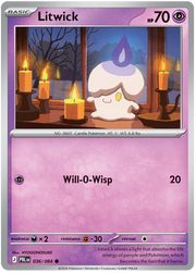 Litwick #036/084 Reverse Holo | Pitch Black