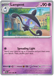 Lampent #037/084 Reverse Holo | Pitch Black