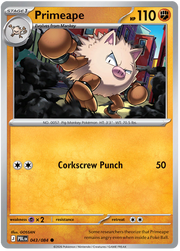 Primeape #043/084 Reverse Holo | Pitch Black