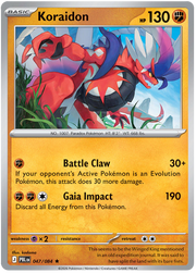 Koraidon #047/084 Reverse Holo | Pitch Black
