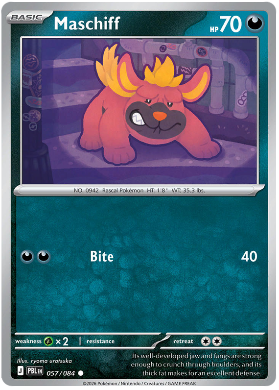 Maschiff #057/084 Common | Pitch Black