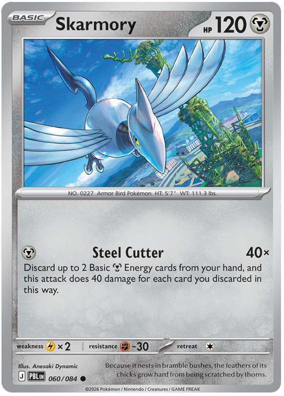 Skarmory #060/084 Common | Pitch Black