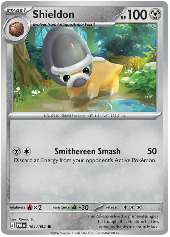 Shieldon #061/084 Common | Pitch Black