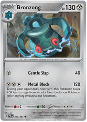 Bronzong #064/084 Reverse Holo | Pitch Black