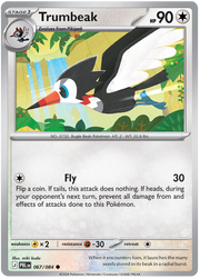 Trumbeak #067/084 Reverse Holo | Pitch Black
