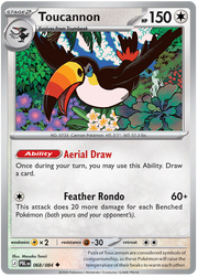 Toucannon #068/084 Reverse Holo | Pitch Black
