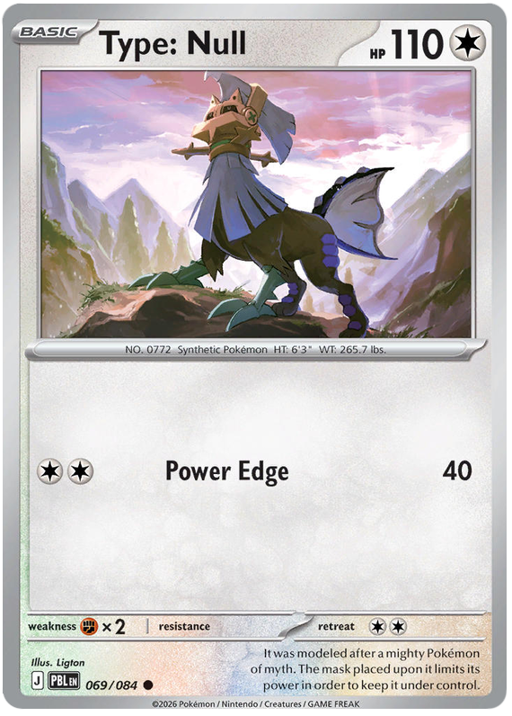 Type: Null #069/084 Reverse Holo | Pitch Black