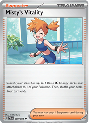 Misty's Vitality #080/084 Reverse Holo | Pitch Black